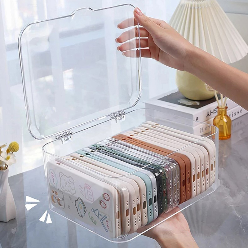 Face Mask Storage Box - Kotak serba-serbi masker wajah tahan debu