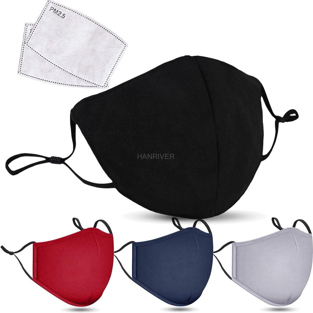 Anti Pollution Mask - Masker Wajah Katun Masker Karbon Aktif