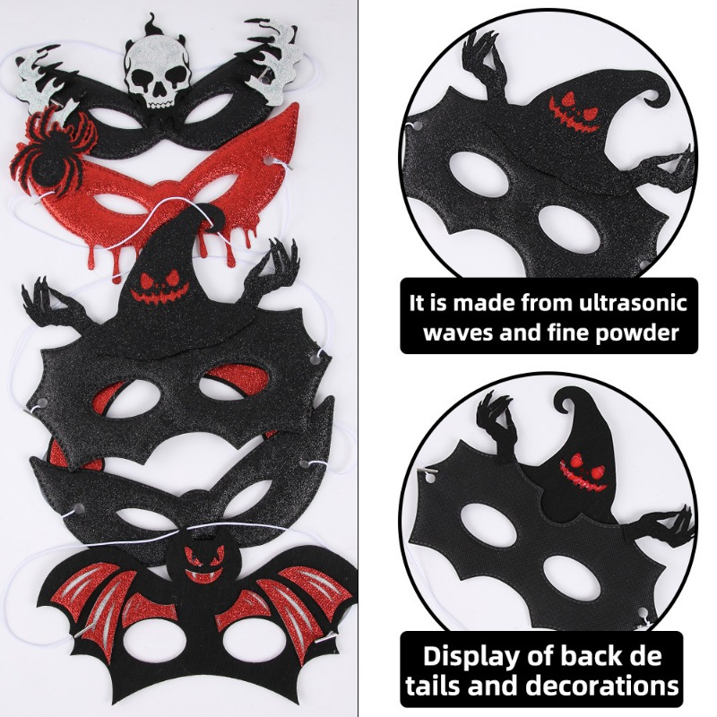 Topeng Mata Iblis Tengkorak Ha - Kids Face Mask ulasan dan harga