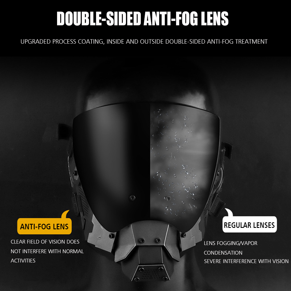 Masker Airsoft taktis kacamata - Anti Pollution Mask ulasan dan harga