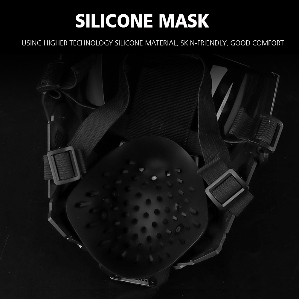 Masker Airsoft taktis kacamata - Anti Pollution Mask ulasan dan harga