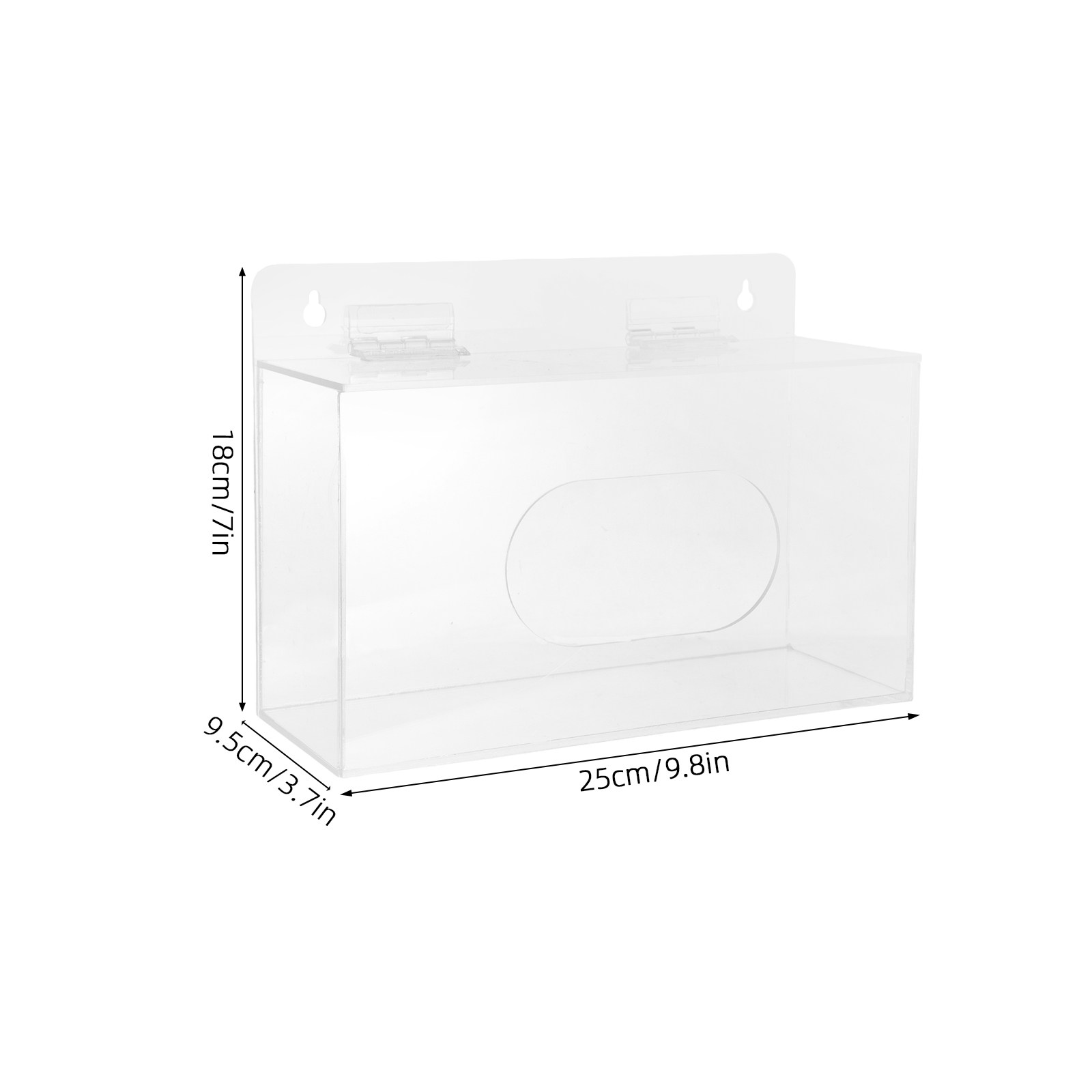 Organizer Masker Wajah Akrilik - Face Mask Storage Box ulasan dan harga