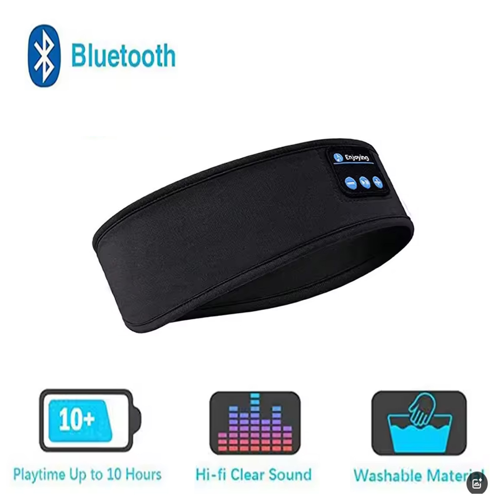 Ikat Kepala Tidur Bluetooth Ni - Mask Lanyard Adjustable ulasan dan harga